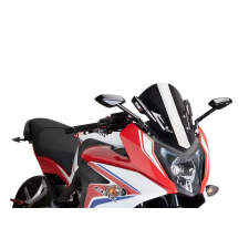 PUIG Windscreen PUIG RACING 7003N fekete bukósisak