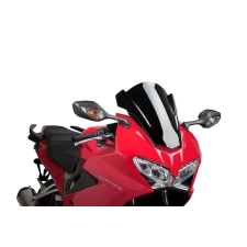 ﻿PUIG Windscreen PUIG RACING 7598N fekete bukósisak