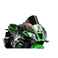 ﻿PUIG Windscreen PUIG RACING 9849N fekete bukósisak