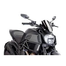 PUIG Windshield PUIG NEW. GEN SPORT 7592N fekete bukósisak