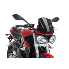 PUIG Windshield PUIG NEW. GEN SPORT 9999N fekete bukósisak