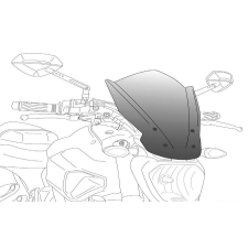 PUIG Windshield PUIG NEW. GEN TOURING 9462W áttetsző bukósisak