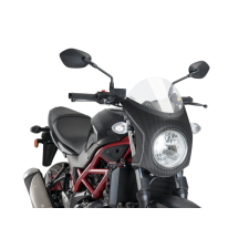 PUIG Windshield PUIG RETRO SEMI-FAIRING 3170W áttetsző carbon look egyéb motorkerékpár alkatrész