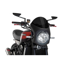 ﻿PUIG Windshield PUIG SEMI-FAIRING 9595F matt black dark smoke bukósisak