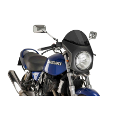 ﻿PUIG Windshield universal PUIG SEMI-FAIRING 9515F carbon look dark smoke bukósisak