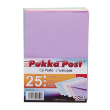 Pukka pad Boríték, C6, szilikonos, PUKKA PAD "Pastel", vegyes színek boríték