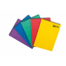 Pukka pad Jegyzetfüzet, A4, vonalas, 60 lap, PUKKA PAD Pressboard, vegyes színek (PUP7269) füzet