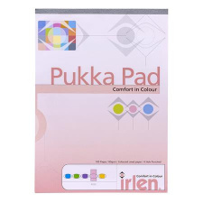 Pukka pad Jegyzettömb, A4, vonalas, 50 lap, PUKKA PAD Irlen Dyslexia, rózsaszín (PUPIRLEN50) jegyzettömb