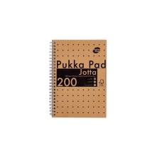 Pukka pad Jotta Kraft 100 lapos A5 vonalas spirálfüzet - Mintás (9567-KRA) füzet