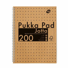 Pukka pad Jotta Kraft 400 lapos A4 vonalas spirálfüzet füzet