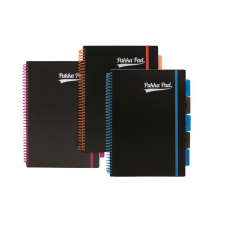 Pukka pad Neon project book 100 lapos A4 vonalas Spirálfüzet (7664-PPN) füzet