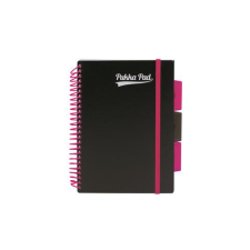 Pukka pad Neon project book 100 lapos A5 vonalas spirálfüzet füzet