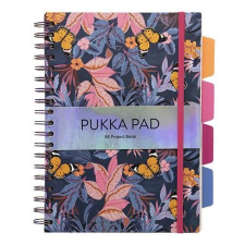 Pukka pad Project Book Bloom spirálfüzet B5, vonalas, 100 lap (9494-BLM(ASST)) füzet