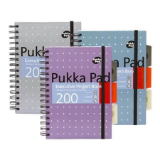 Pukka pad Spirálfüzet, A5, vonalas, 100 lap, PUKKA PAD "Metallic Project Book", vegyes szín - PUP6336... füzet