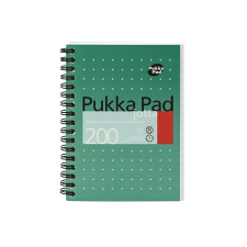 Pukka pad Spirálfüzet, A6, vonalas, 100 lap, PUKKA PAD, "Metallic Jotta" füzet