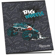 Pulse Füzet, tűzött, A5, kockás, 52 lap, PULSE "Boys" füzet