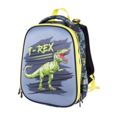 Pulse Hátizsák, anatómiai, PULSE &quot;Anatomic Cube T-Rex&quot;, fekete-zöld iskolatáska