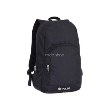 Pulse Hátizsák, notebook tartóval, PULSE &quot;Solo Black&quot;, fekete iskolatáska