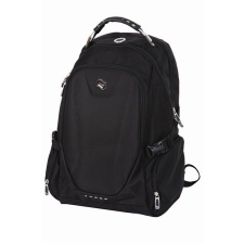 Pulse Notebook hátizsák, 17", 2 részes, "Track", fekete számítógéptáska