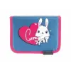 Pulse : Tolltartó, 2 klapnis, PULSE \"Little Rabbit\", kék-rózsaszín - Iskolai felszerelés