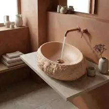  Pultos mosdókagyló Mika Light Terracotta szaniter