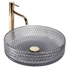 Pultos mosdókagyló Rea Cristal Grey 39 szaniter