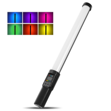 PULUZ -122 55cm RGB Mágneses LED lámpa - színes cső RGB Fényterelő videólámpa - 4600mAh stúdió lámpa
