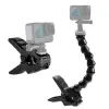 PULUZ Action Sports Cameras Jaws Flex Clamp Mount for GoPro, Insta360, DJI and Other