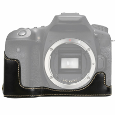 PULUZ Canon EOS 70D / 80D / 90D PU Bőr Védőtok (Fekete) objektív tok