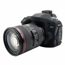 PULUZ Canon EOS 80D Szilikon Védőtok (Fekete) objektív tok