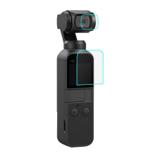 PULUZ DJI OSMO Pocket Kijelző és Lencse-védő Tempered Glass sportkamera kellék