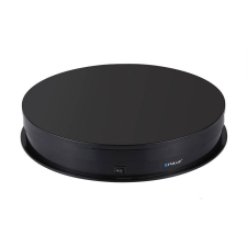 PULUZ Elektromos forgó állvány, 30cm, USB (fekete) fotó állvány