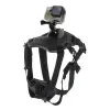 PULUZ Hound Dog Fetch Harness Adjustable Chest Strap Mount for GoPro, Insta360, DJI and Other (Black