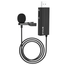 PULUZ Lavalier USB-A DAC Csíptetős Interjú mikrofon - 120cm kameramikrofon
