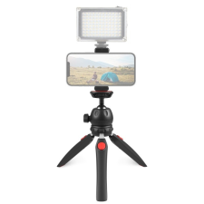 PULUZ Okostelefon/ Mobil Mini Vlog Tripod -22cm Állvány (Piros) tripod