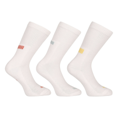 Puma 3PACK fehér Puma hosszú zokni (701222067 014) S