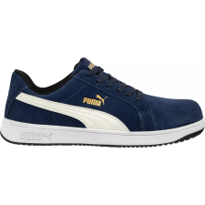 Puma 640020 PUMA Védőcipő - Iconic Suede Navy Low S1PL ESD FO HRO SR munkavédelmi cipő