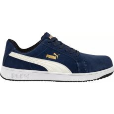 Puma 640020 PUMA Védőcipő - Iconic Suede Navy Low S1PL ESD FO HRO SR