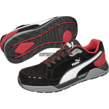 Puma 644630 PUMA Védőcipő (43) - AirTwist Blk Red Low S3 ESD HRO SRC munkavédelmi cipő