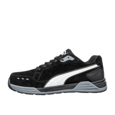 Puma 644650 PUMA Védőcipő (45) - AirTwist Black Low S3 ESD HRO SRC munkavédelmi cipő