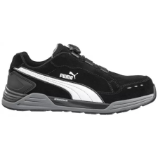 Puma 644651 PUMA Védőcipő (43) - AirTwist Black Disc Low S3 ESD HRO SRC munkavédelmi cipő