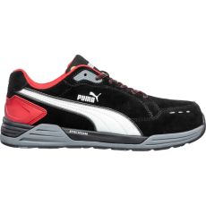 Puma airtwist blk red low S3S esd FO HRO SR munkavédelmi cipő (41)