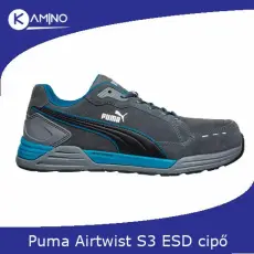 Puma Airtwist Grey low S3S ESD FO HRO SR munkavédelmi cipő