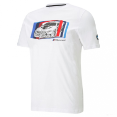 Puma BMW MMS Car Graphic Környakú Póló