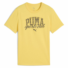 Puma Class Graphic Tee B 68581455 Gyerek Sárga 164 Póló