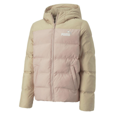 Puma Colourblock Polyball kapucnis kabát 84986067 gyerekeknek Rózsaszín 128