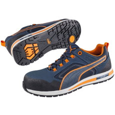 Puma Crosstwist Low S3 HRO SRC Védőcipő (kék/sárga/fehér, 44)