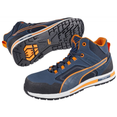 Puma Crosstwist Mid S3 HRO SRC Védőbakancs (kék/narancs, 36)