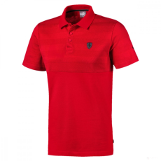 Puma Ferrari Scudetto Striped Galléros Póló