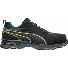 Puma Fuse Knit Black Wns Low S1P ESD HRO SRC női munkavédelmi cipő munkavédelmi cipő